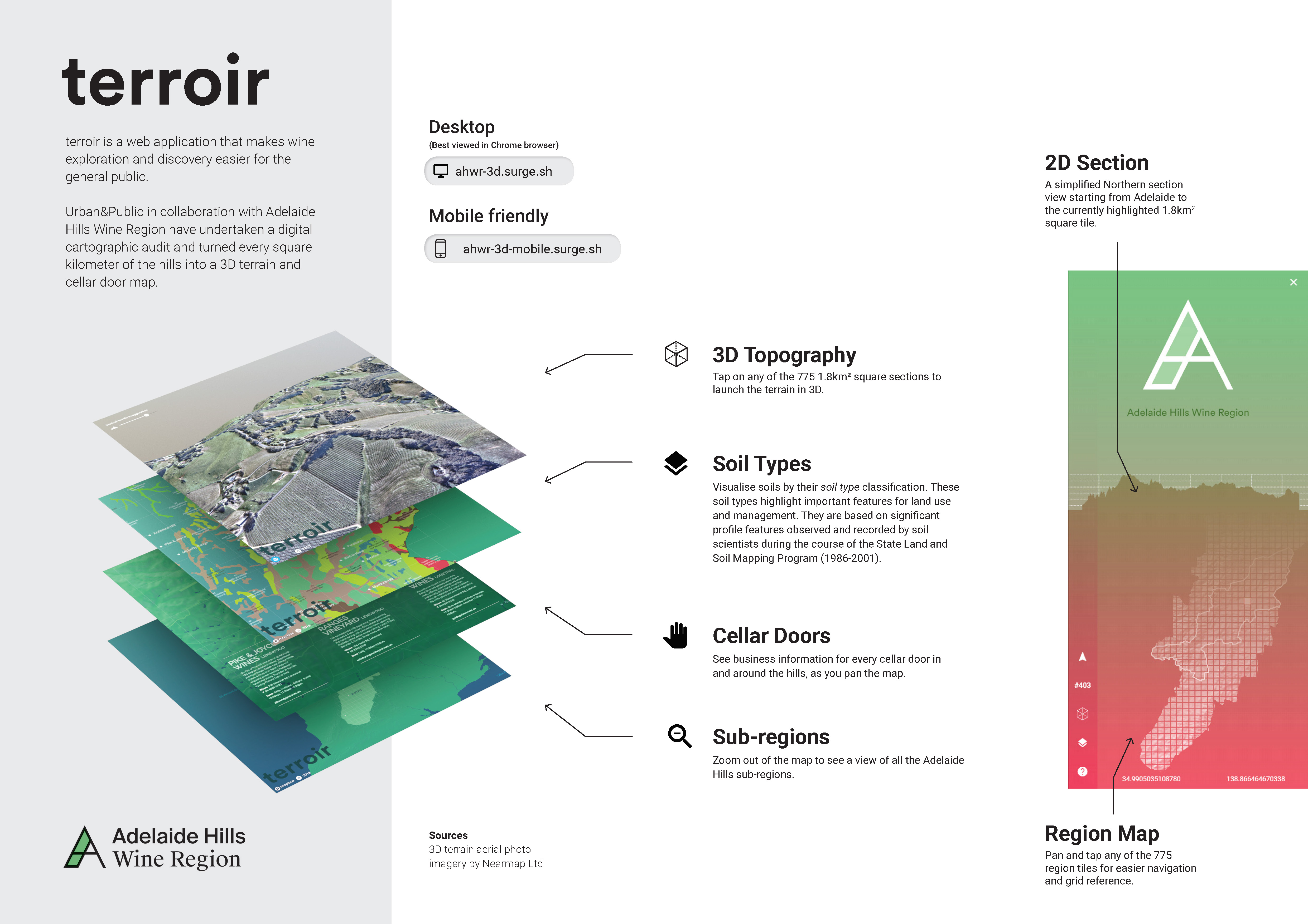 Terroir: Adelaide Hills Wine Region Interactive Map - Good Design