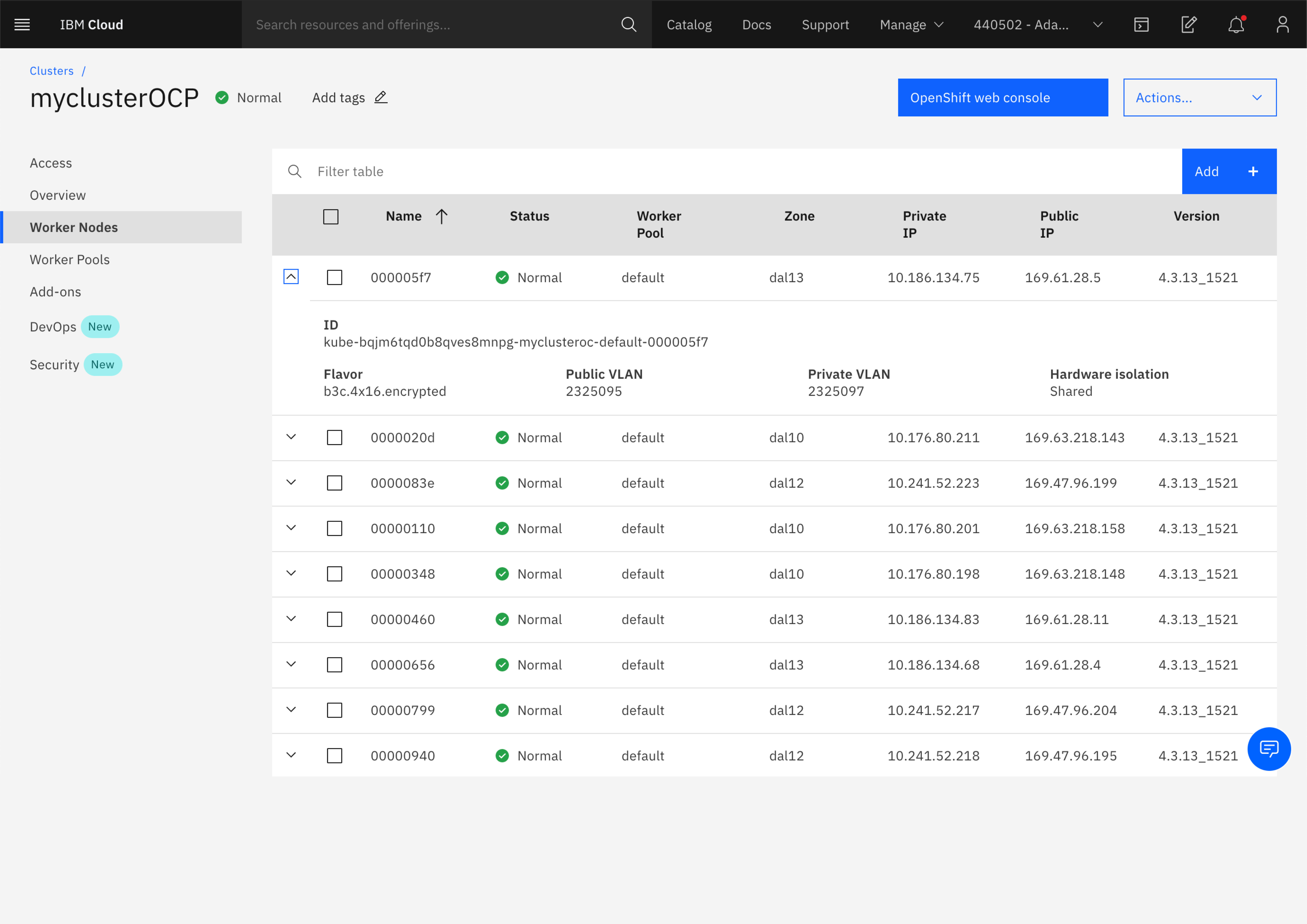 Red Hat OpenShift on IBM Cloud - Good Design