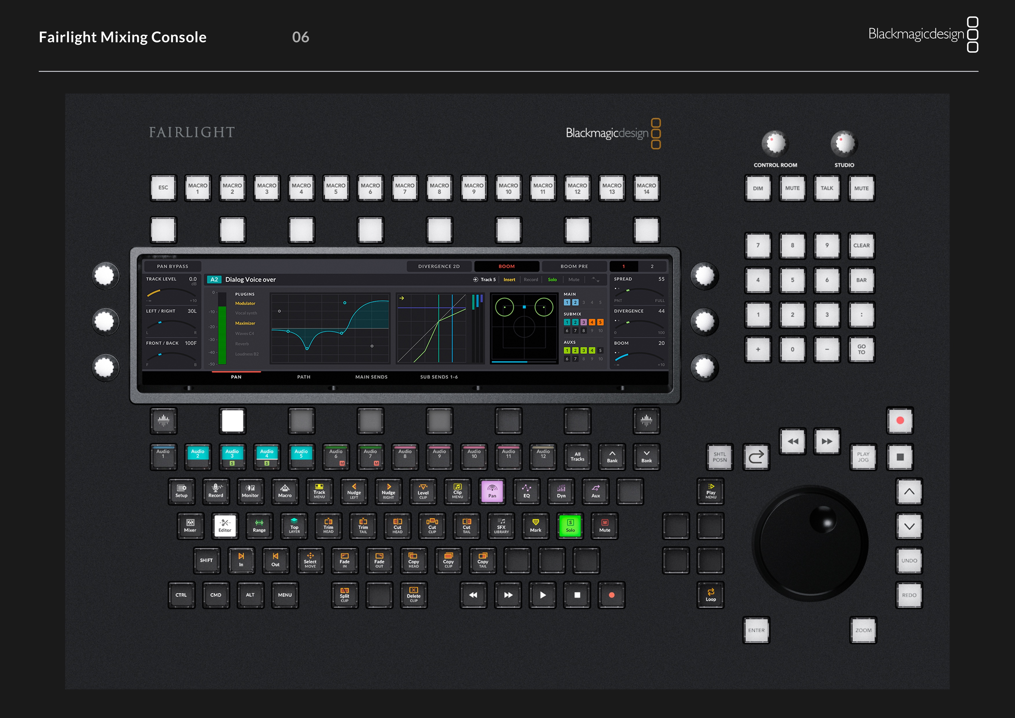 Fairlight Mixing Console - Good Design
