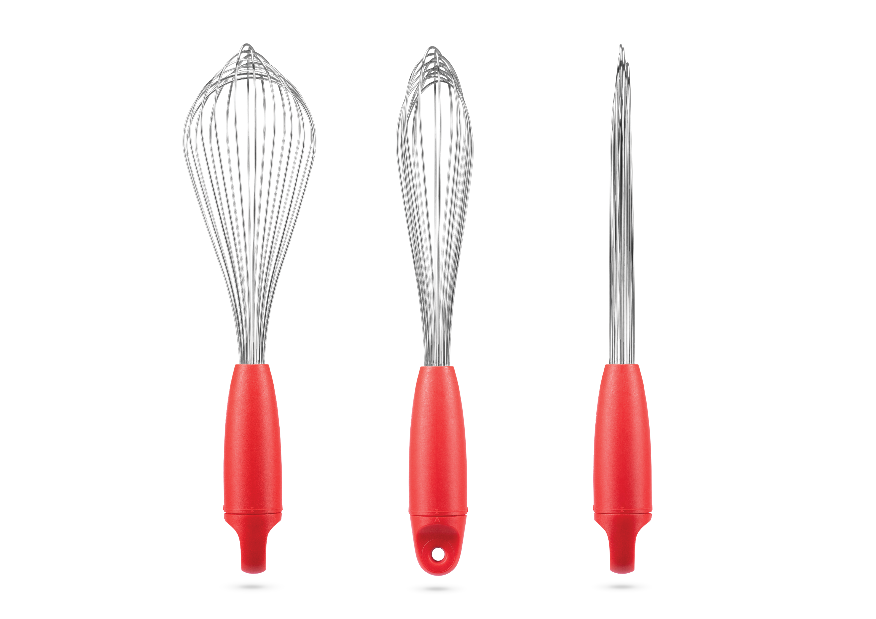 Twist Whisk can convert from a balloon whisk to a flat whisk with the