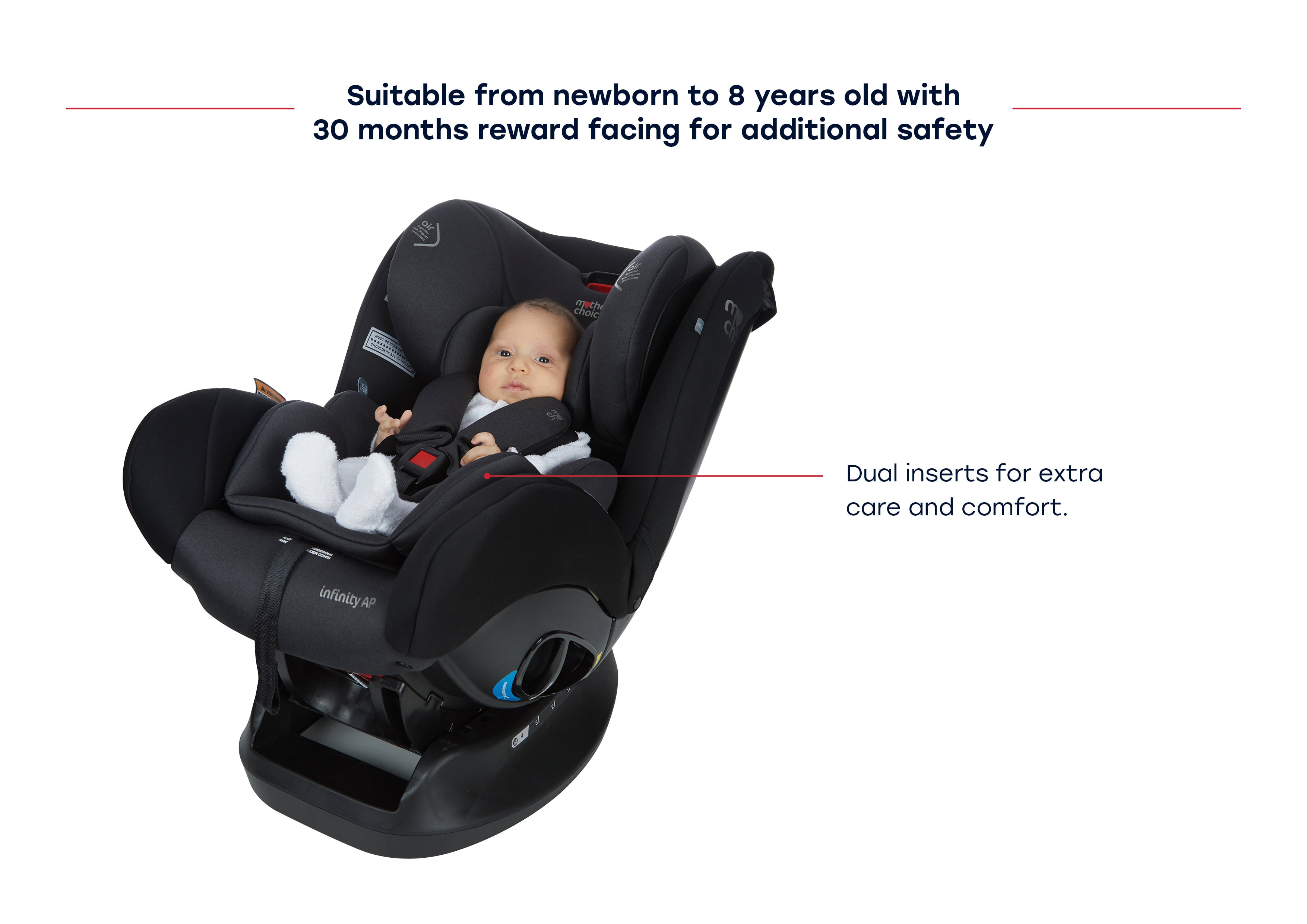 Mother's Choice Infinity Convertible Car Seat - Good Design