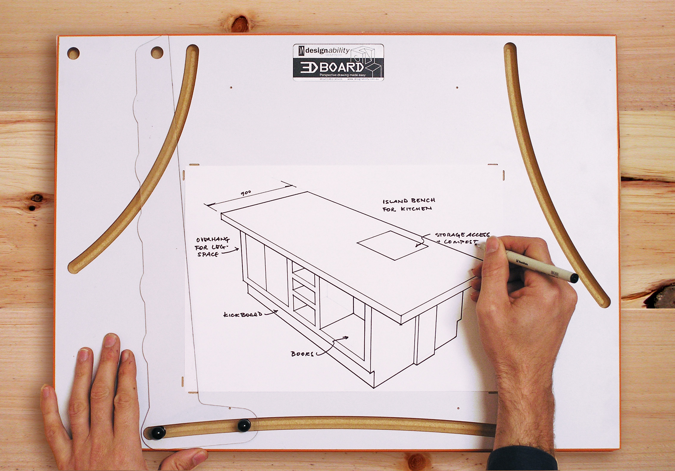 VP3 Perspective Drawing Board Good Design