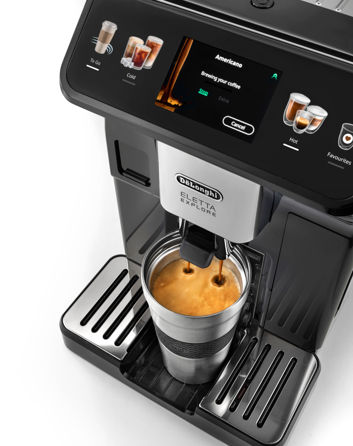 DeLonghi Eletta Explore Fully Automatic Coffee Machine on Vimeo